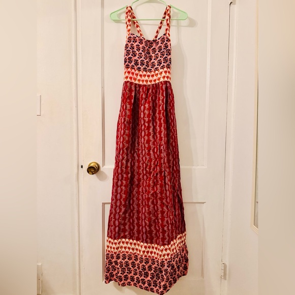 Faherty Women's Gracie Maxi Dress in Bali Bloom - Picture 10 of 16